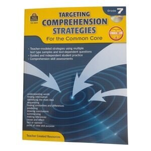 Targeting Comprehension Strategies for‎ the Common Core Grd 7 by Teacher Created